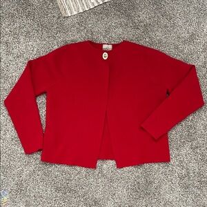 Red Cape Style Sweater